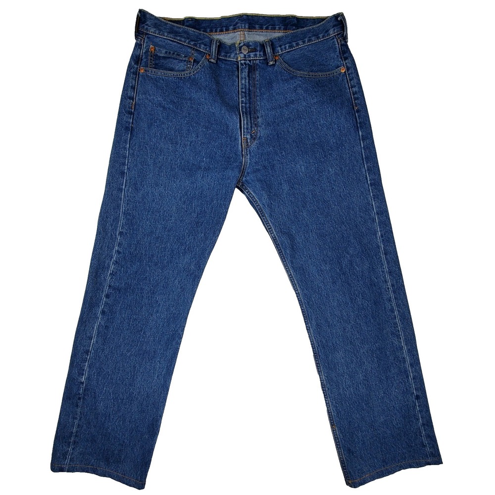 Levi's 505 Jeans Mens 38x32 Blue‎ Straight Leg Classic Denim Pants